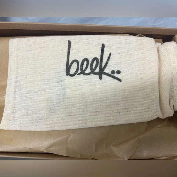 NIB Beek Puffin Bootie Flats - Black Leather - Picture 8 of 9